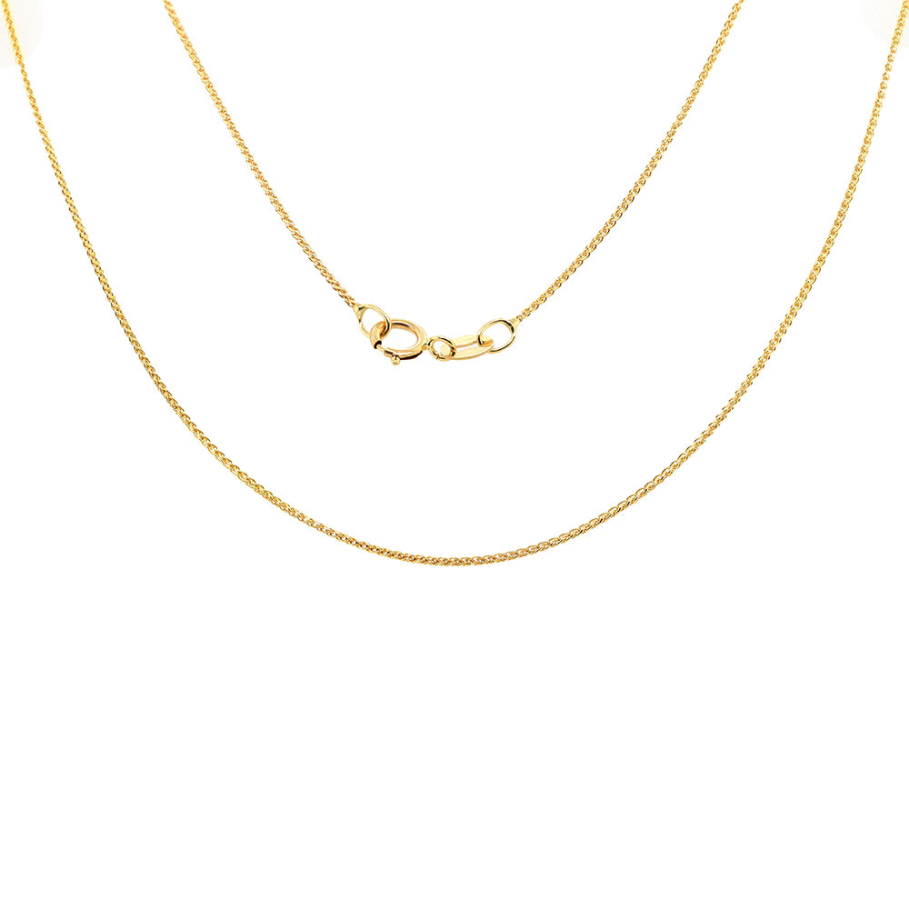 14Kt Yellow Gold Wheat Link Chain