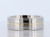 14K Two Tone Wedding Band, 7Mm.