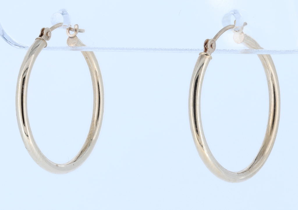 14K Gold Hoop Earrings 0.7 Grams