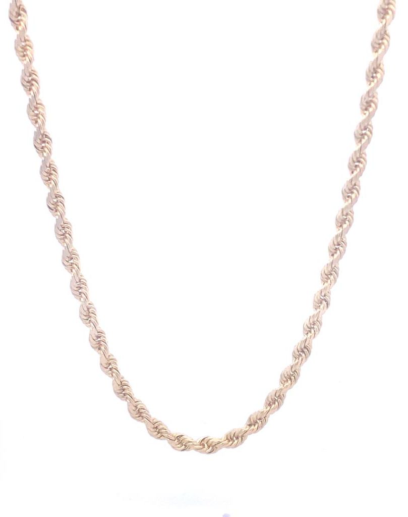14KT YELLOW GOLD 21.94 GRAMS 22" CHAIN
