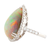 18k White Gold Ring with 13.29ct Opal and 1.17ct diamonds