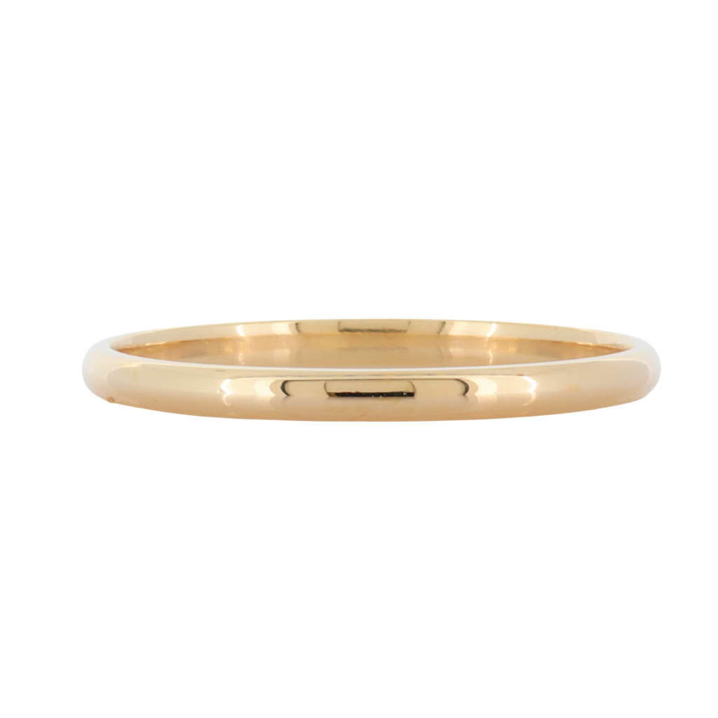 2mm Wedding Band In 10K Yellow Gold