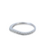 14k White Gold Band Ring with 0.44 Cts of Diamonds