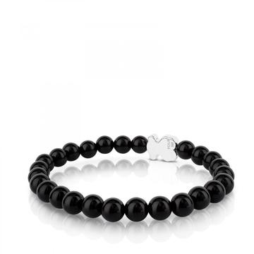 Silver Sweet Dolls Bracelet with Onyx