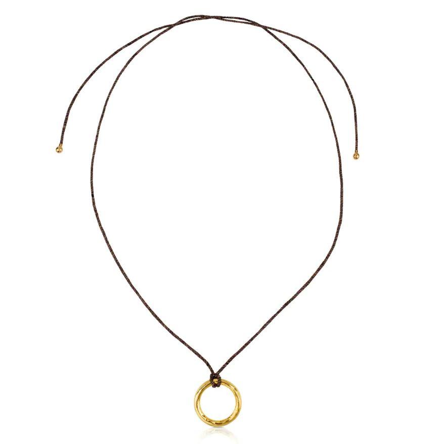 Vermeil Silver Duna Tube Necklace