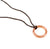 Rose Vermeil Silver Duna Tube Necklace