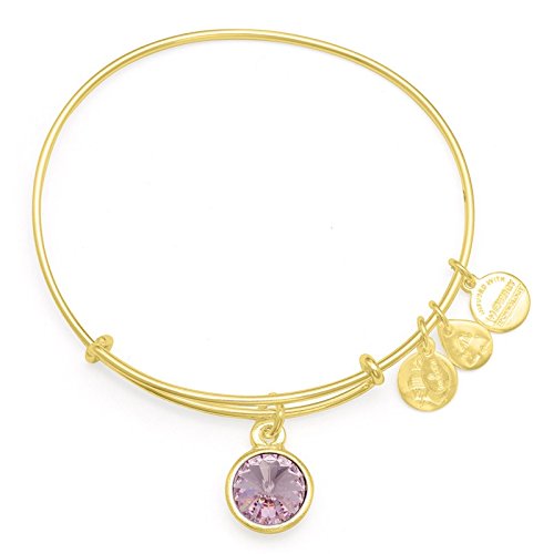 Crystal Birthstone June Bangle