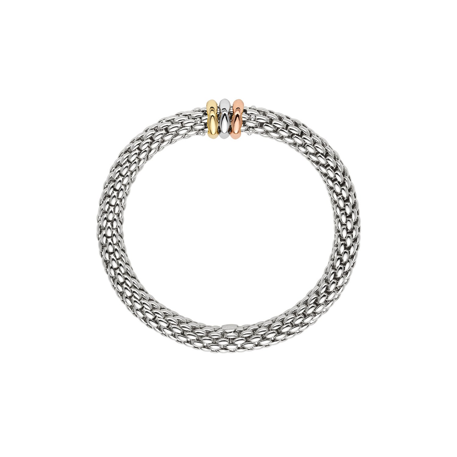 Flex'it Love Nest bracelet in white gold