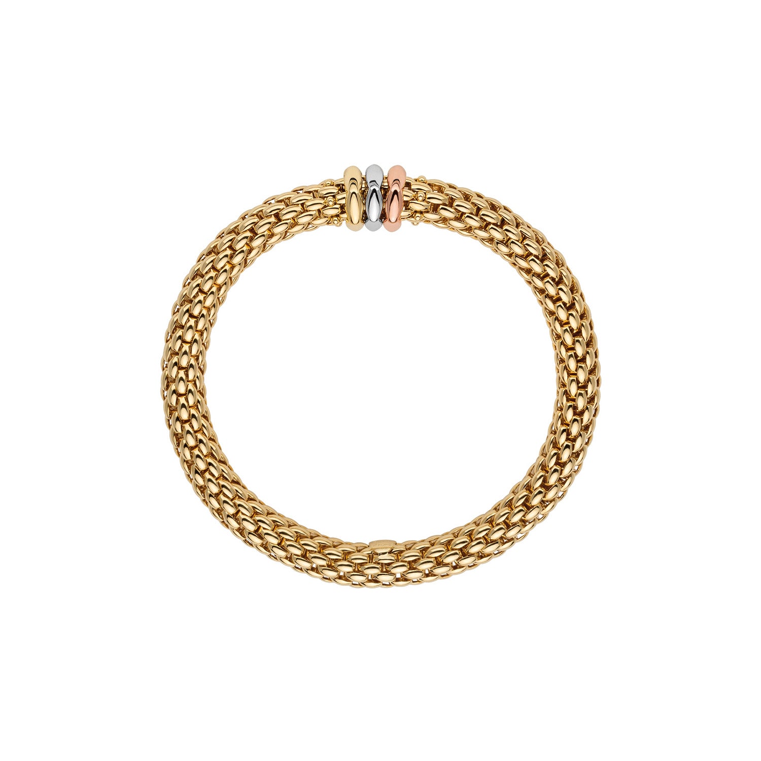 Flex'it Love Nest bracelet in yellow gold