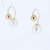 14K Culture Pearl Earrings With Gold Studs