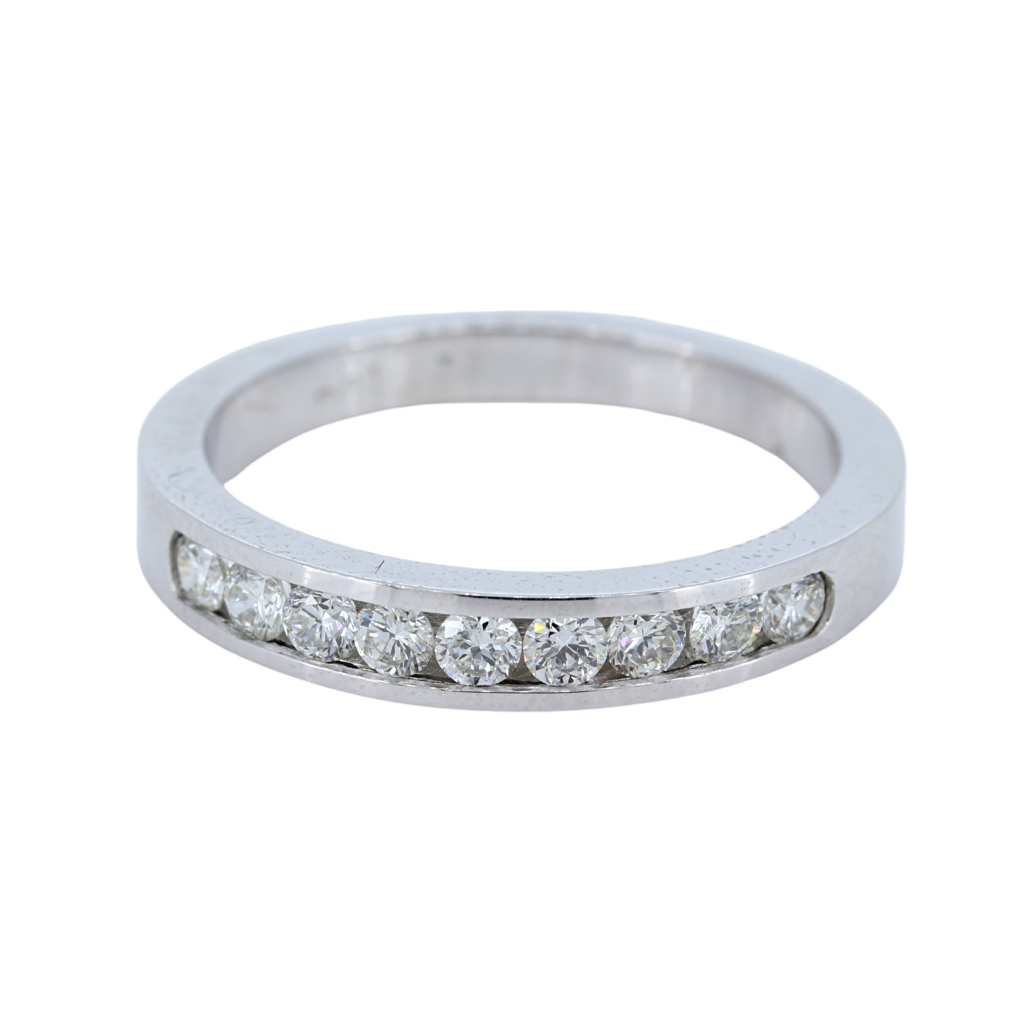 14k White Gold Ring with .46ct Diamonds