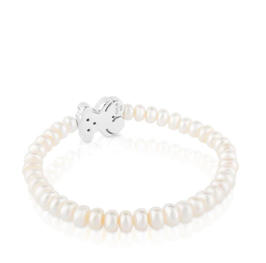 TOUS Silver Sweet Dolls Bracelet with Pearls - Monarch Jewels Alaska