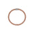 Flex'it bracelet with diamonds and gold rondel in Rose Gold