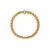 Flex'it Eka bracelet with Diamonds in Yellow Gold