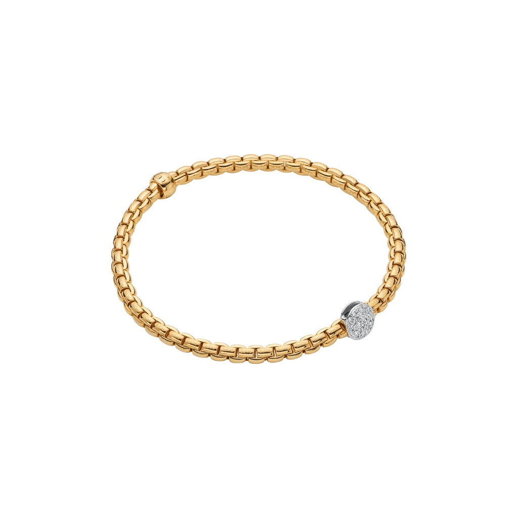 Flex'it Eka Tiny bracelet with diamond pave
