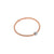 Flex'it Prima bracelet with diamond pave in rose gold