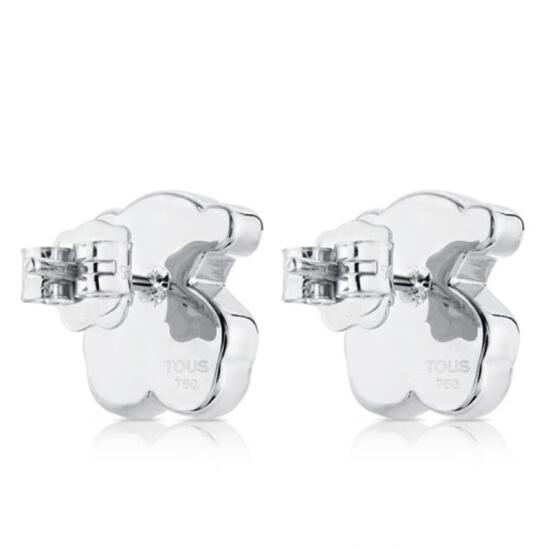 TOUS Aretes de Plata Vermeil Rosa para Mujer con Motivo en Oso de 0.65 cm y TOUS Aretes de Plata Vermeil Rosa para Mujer con Motivo en Oso de 0.65 cm y
