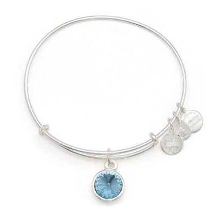 Crystal Birthstone March Bangle