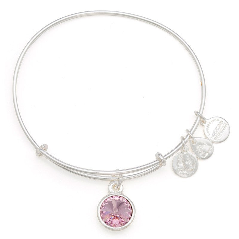 Crystal Birthstone June Bangle