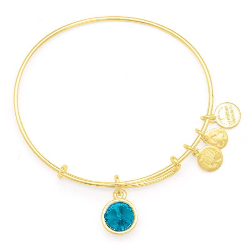 Crystal Birthstone December Bangle