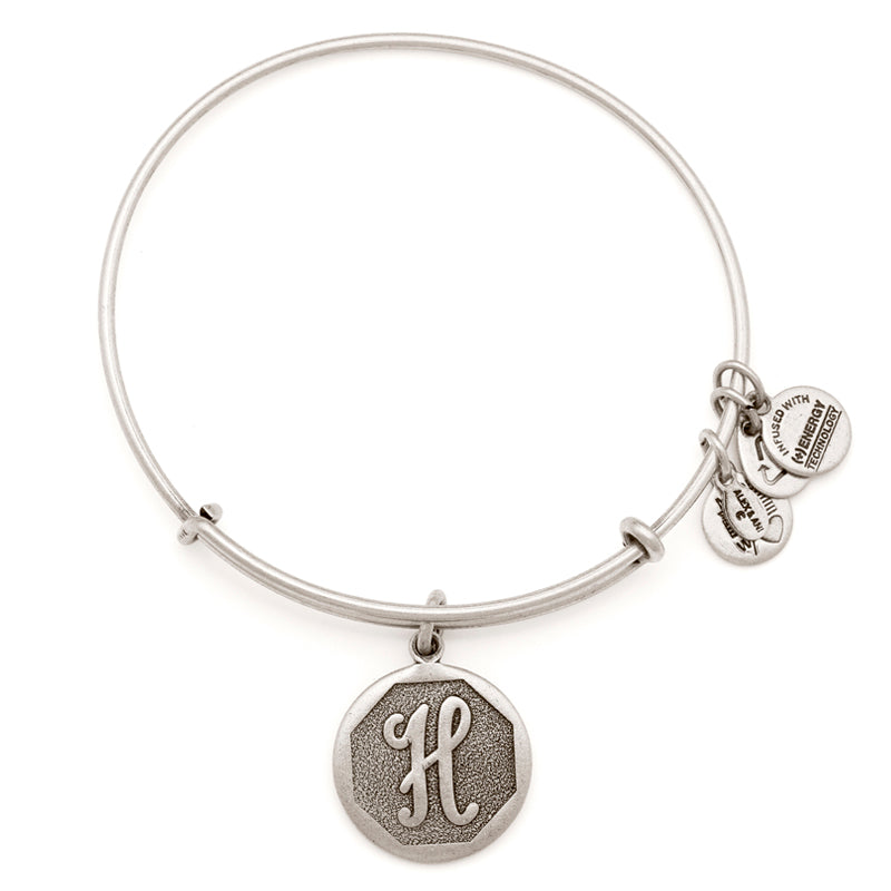 Alex And Ani Initial H Charm Bangle