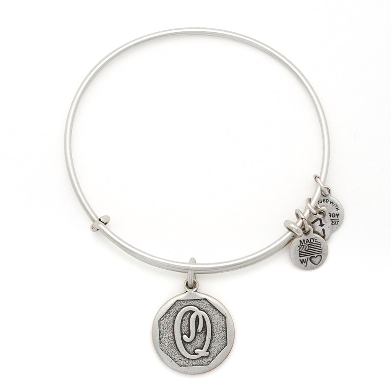 Alex And Ani Initial Q Charm Bangle