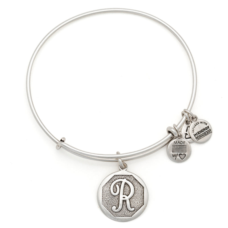 Alex And Ani Initial R Charm Bangle
