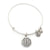 Alex And Ani Initial U Charm Bangle