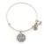 Alex And Ani Initial X Charm Bangle