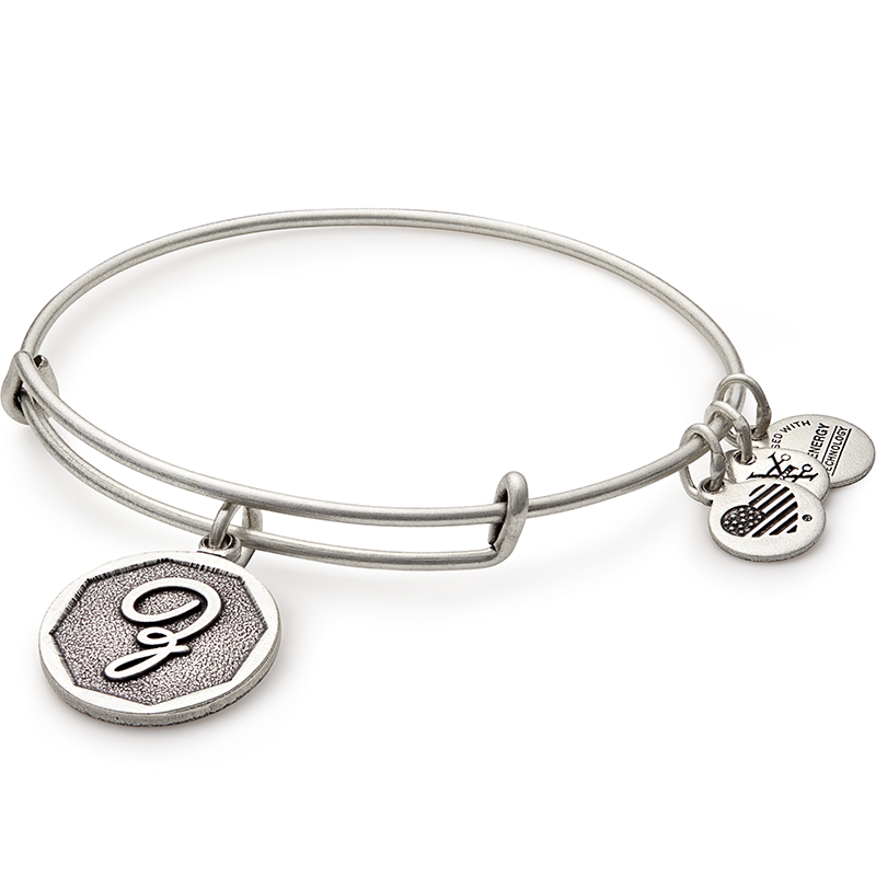 Alex And Ani Initial Z Charm Bangle