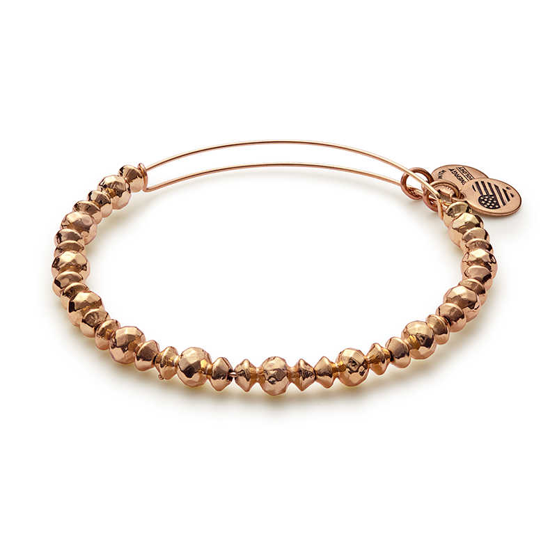 Alex And Ani Canyon Metal Beaded Bangle