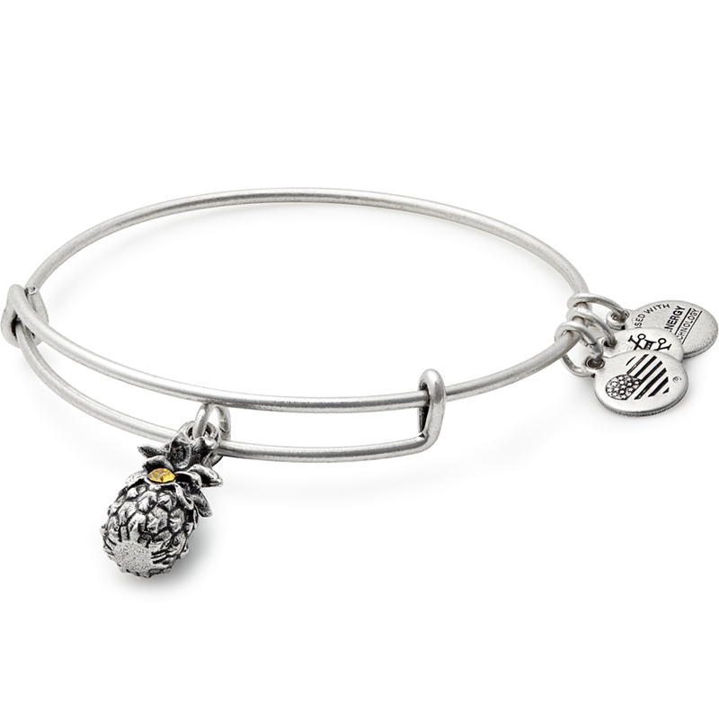 ALEX AND ANI Path Of Symbols Pineapple Bangle