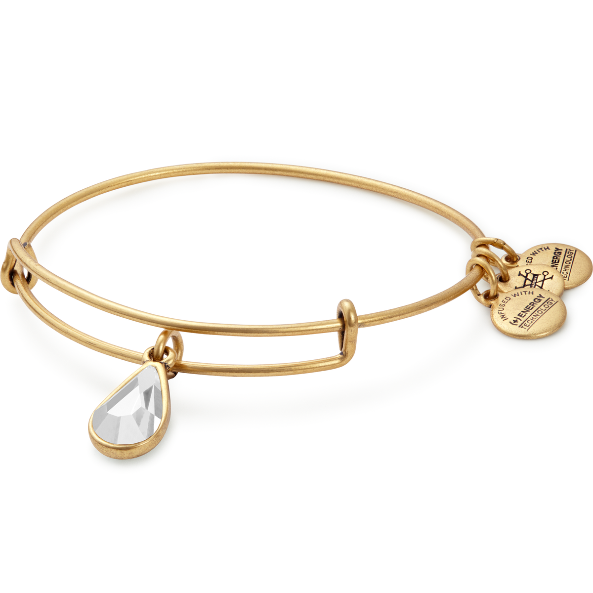 Alex And Ani April Drop Charm Bangle 