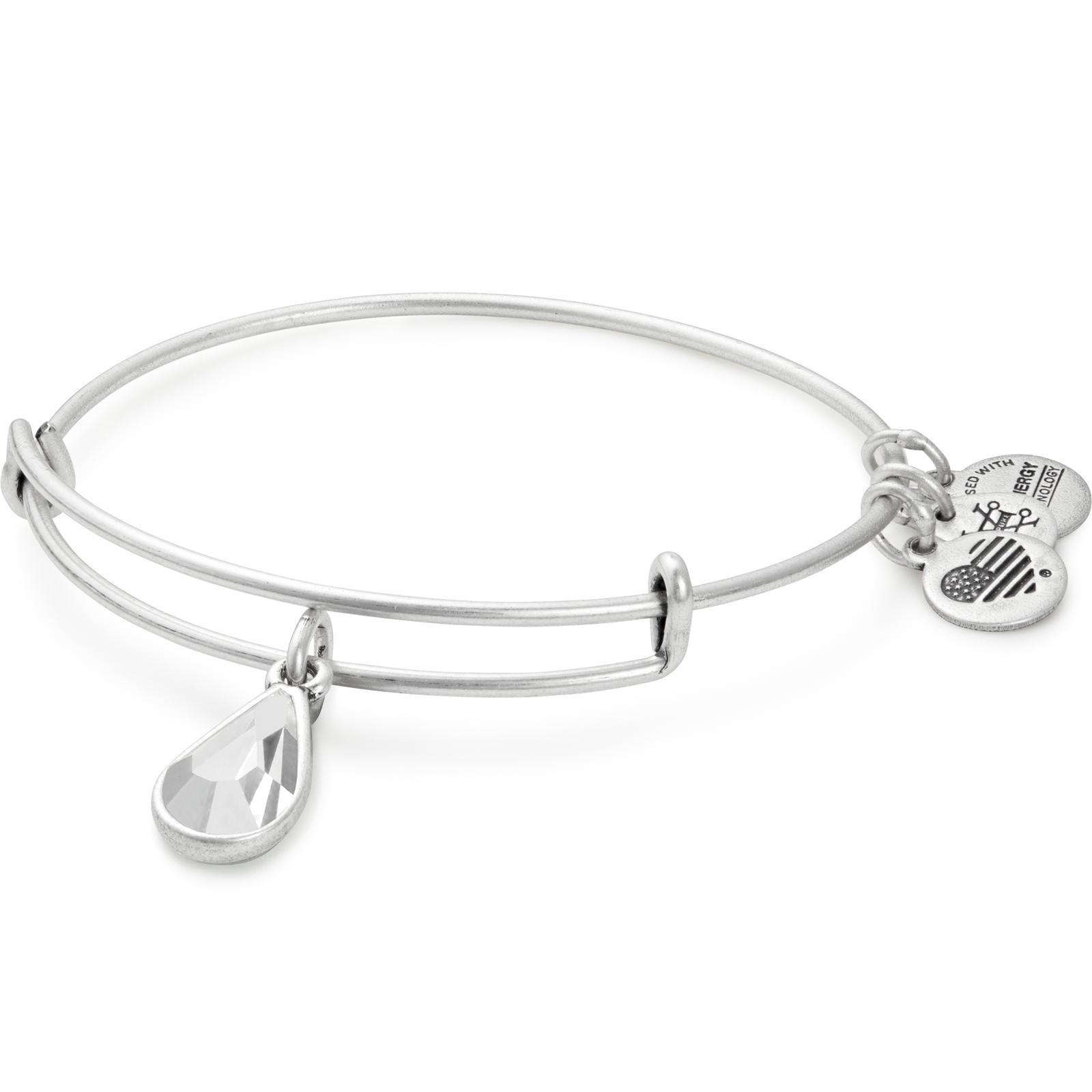 Alex And Ani April Drop Charm Bangle 