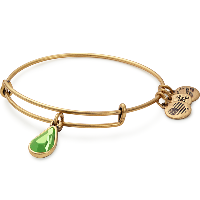 Alex And Ani August Drop Charm Bangle 
