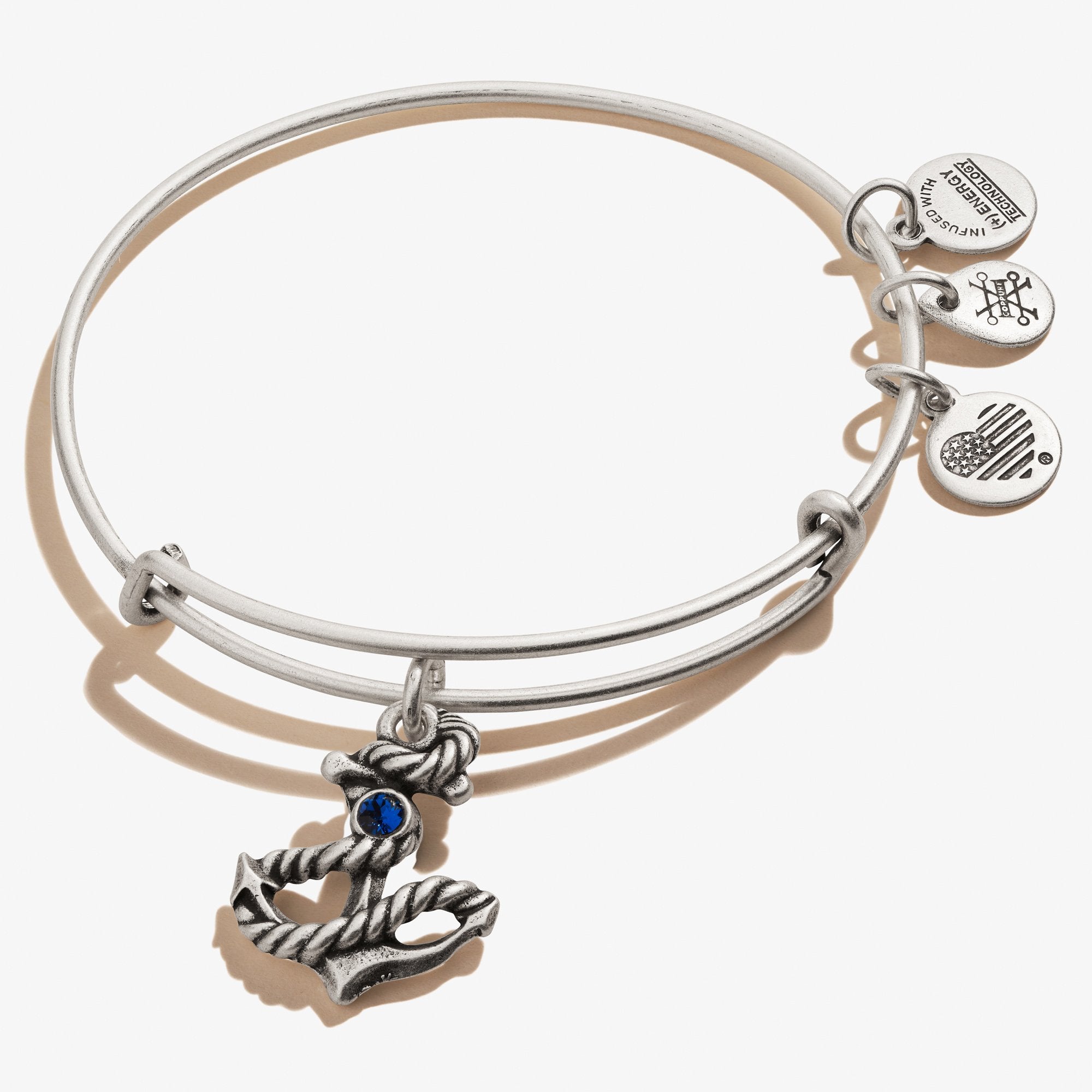 ALEX & ANI Anchor Charm Bracelet Bangle Energy | Bangle bracelets, Charm  bracelet, Anchor bracelet
