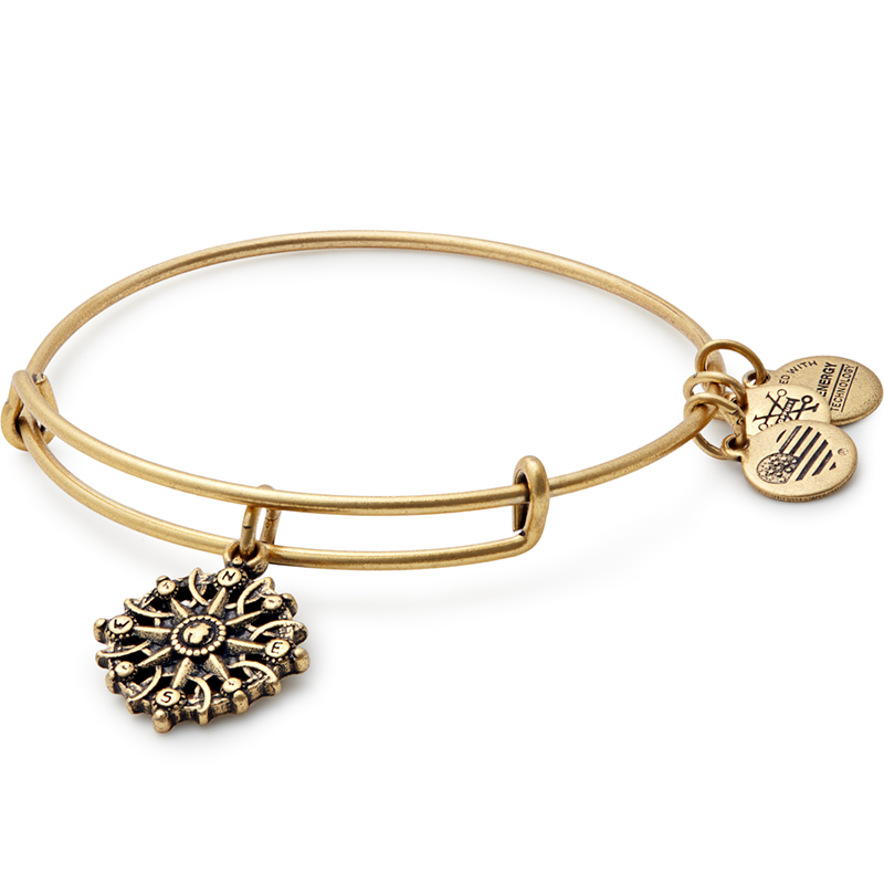 ALEX AND ANI Path Of Symbols Compass Bangle