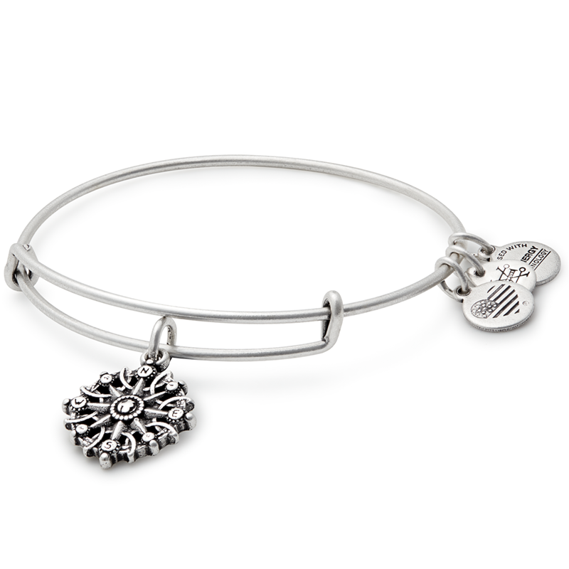 ALEX AND ANI Path Of Symbols Compass Bangle