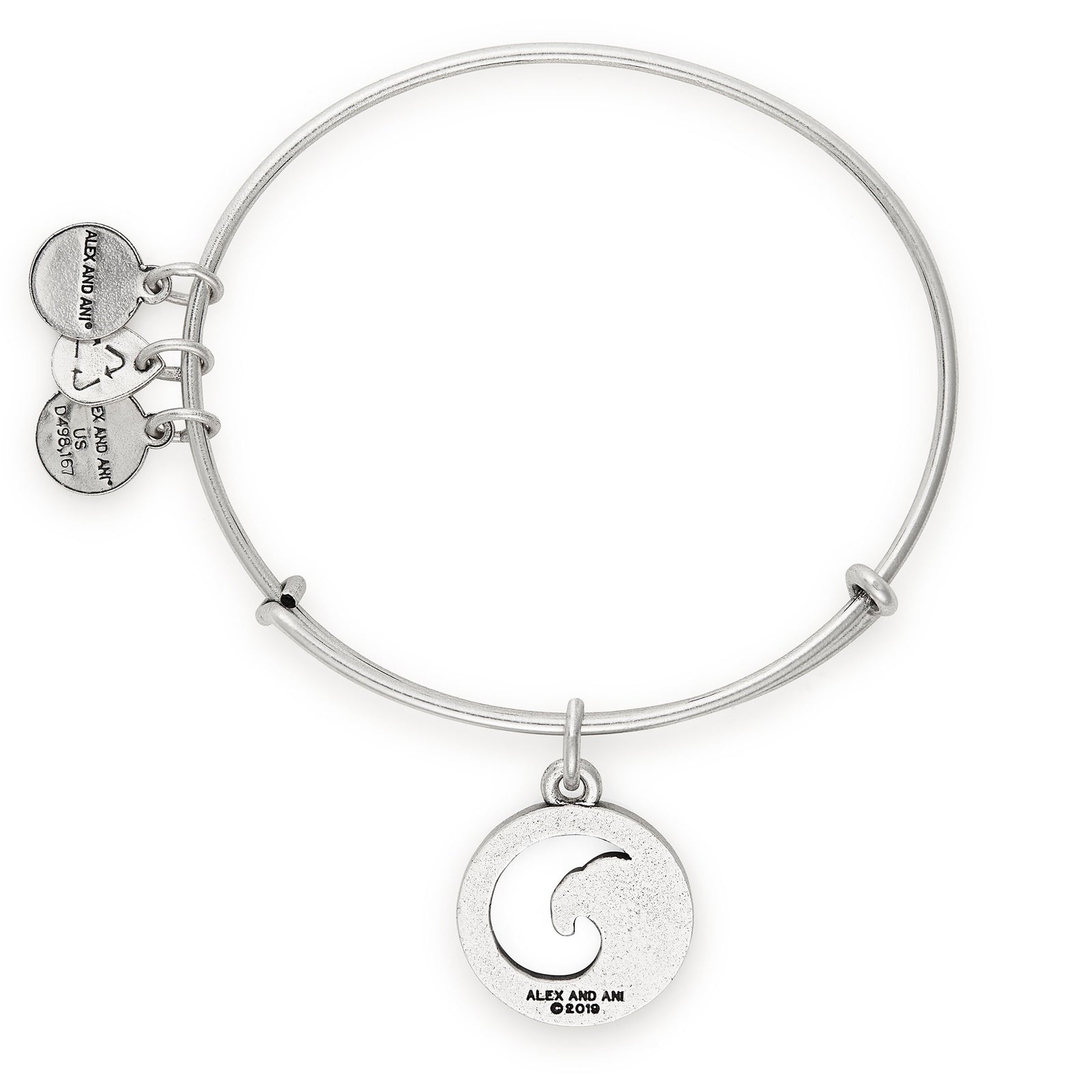 Crystal Wave Charm Bangle