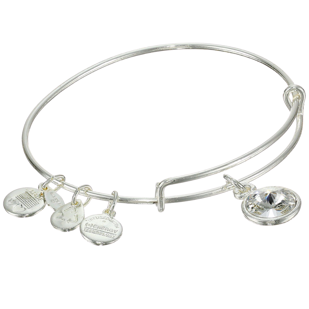 Crystal Birthstone April Bracelet