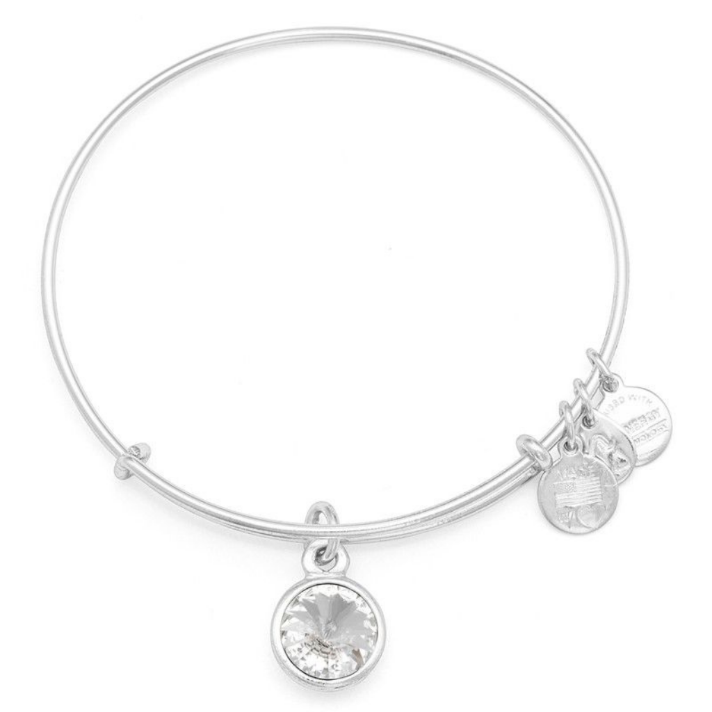 Crystal Birthstone April Bracelet