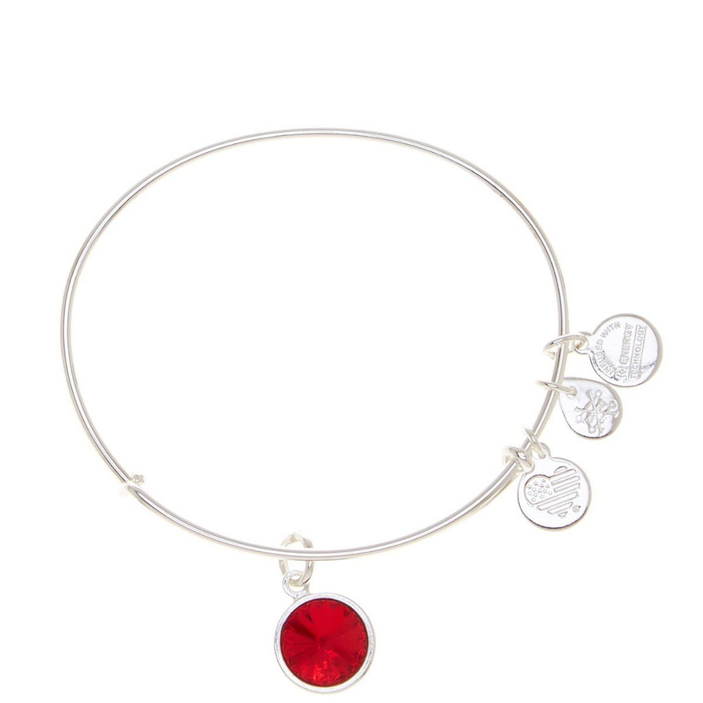 Crystal Birthstone July Bangle