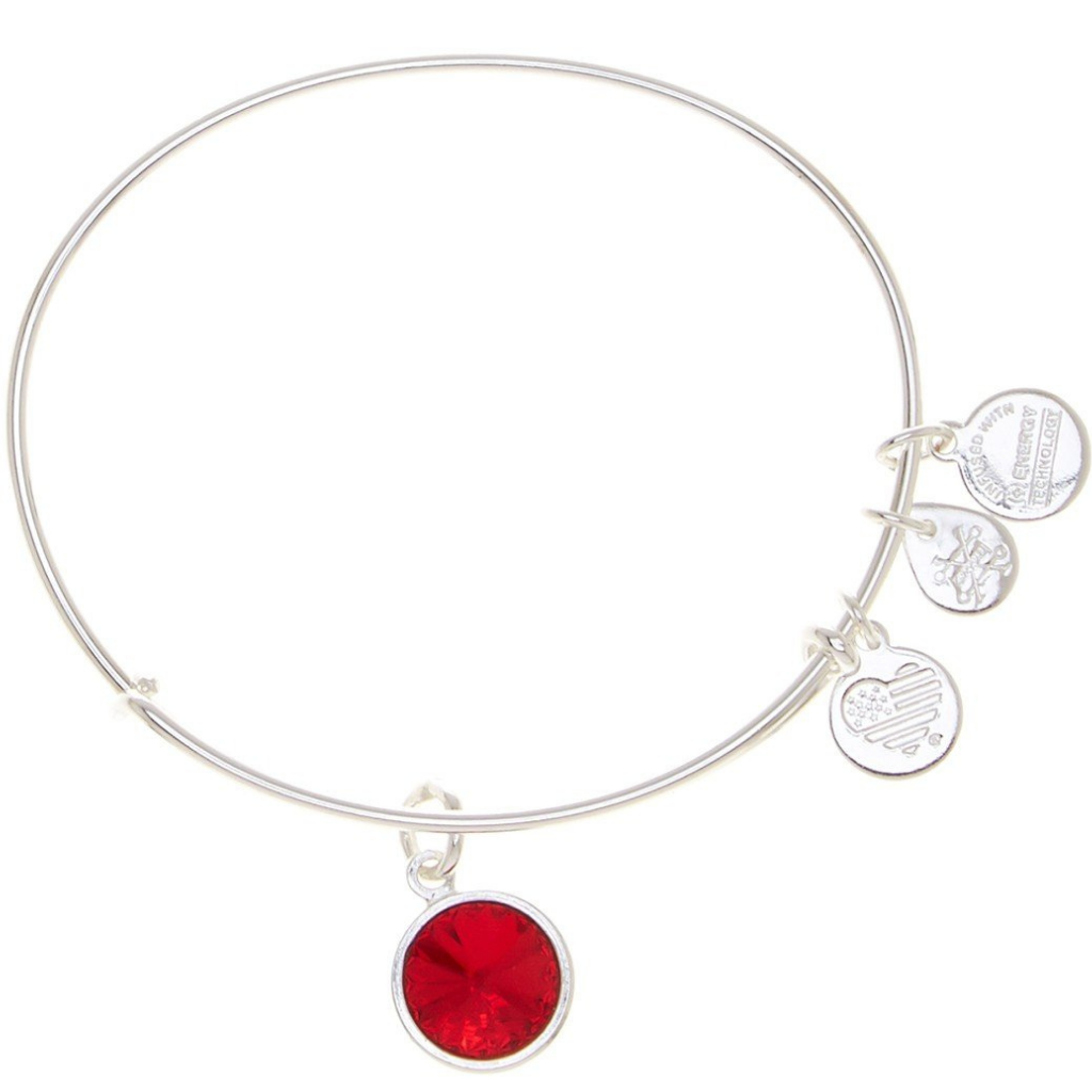 Crystal Birthstone July Bangle