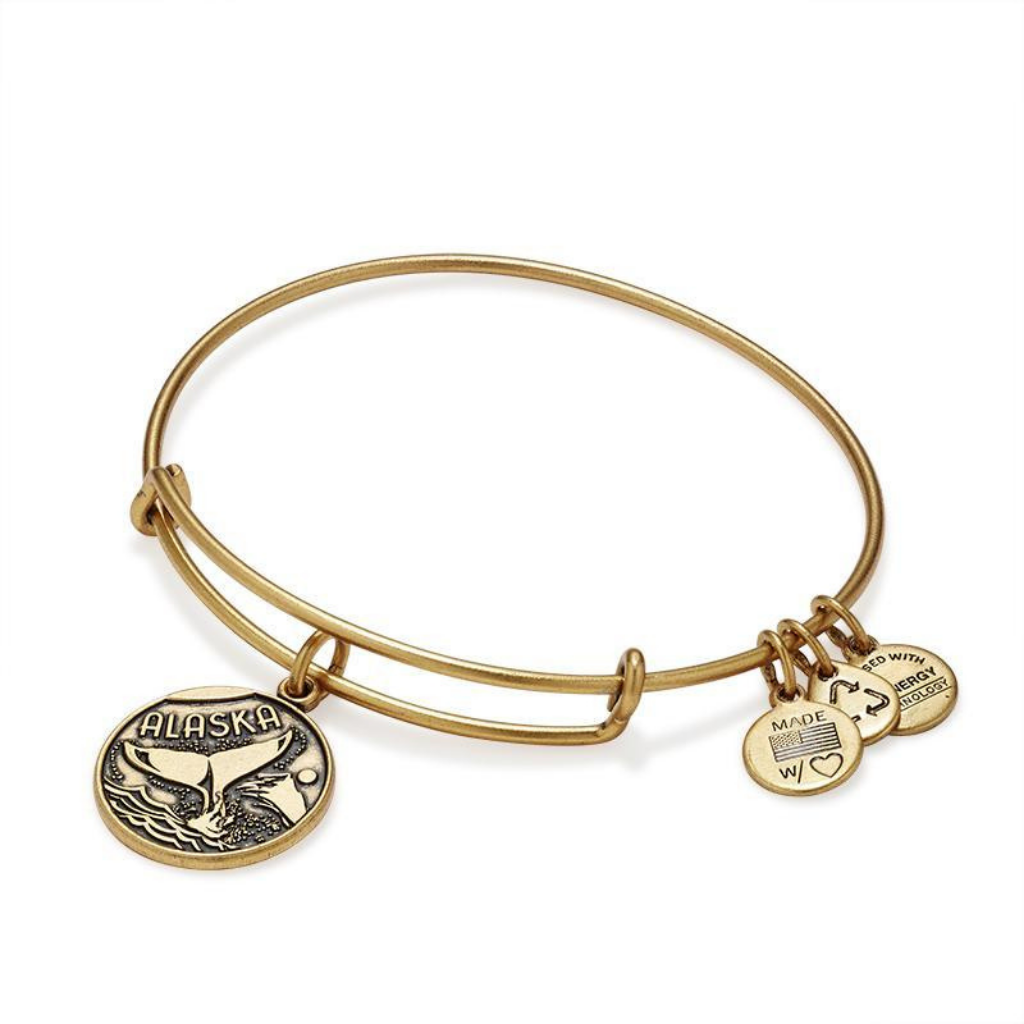 Alaska Whale Tail Bangle