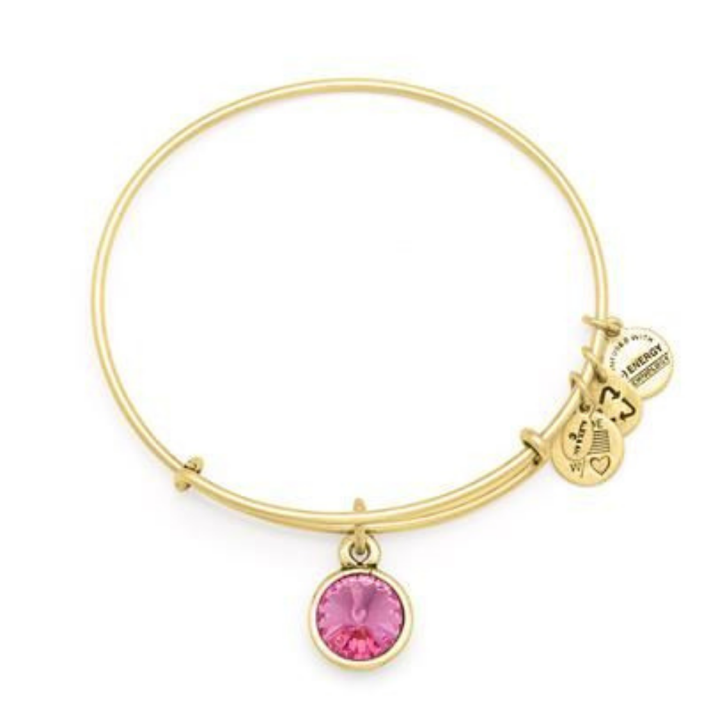 Crystal Birthstone October Bangle