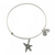 Starfish Charm Bangle