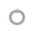 Flex'it Vendome ring with diamonds in white gold