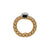 Flex'it Vendome Ring with Diamond Pave in yellow gold
