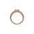 Solo Ring with Diamonds in rose gold