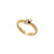 Prima Ring with Diamonds in Yellow Gold